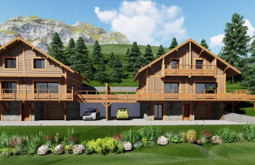 Construction de deux chalets bois - Gérardmer