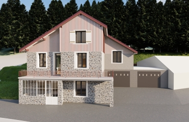 Extension d'une maison individuelle - Gérardmer 3 (88)