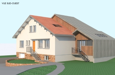 Projet d'extension d'une maison individuelle Thaon Capavenir (88)